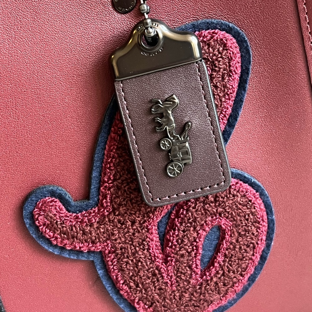 💰SOLD - CG214 - Coach Rogue 25 with Varsity Patches - Picture 8 of 16